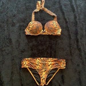 Victoria secret two piece tiger print bikini